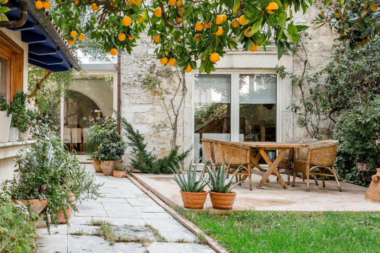 Minimalist Stone Country House Archanes Exterior photo